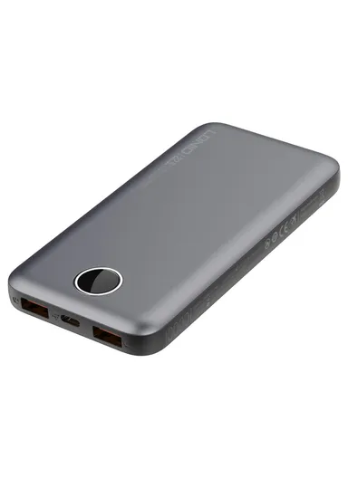 10000mAh Ultra Slim Power Bank With LED Digital Display Travel Phone Power Banks Dual USB Fast Portable Charger PQ10