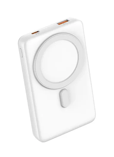 10000mAh Magnetic Wireless Mini Portable Charger Power Bank, with Invisible Stand &amp; LED Display, Battery Pack Powerbank PQ17