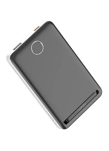 10000mAh Magnetic Wireless Mini Portable Charger Power Bank, with Invisible Stand &amp; LED Display, Battery Pack Powerbank PQ17