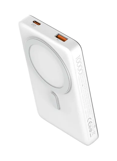 10000mAh Magnetic Wireless Mini Portable Charger Power Bank, with Invisible Stand &amp; LED Display, Battery Pack Powerbank PQ17