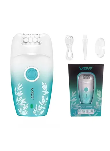 Lady Epilator with 18 Tweezers, 2-Speed Settings &amp; USB Charging V-738
