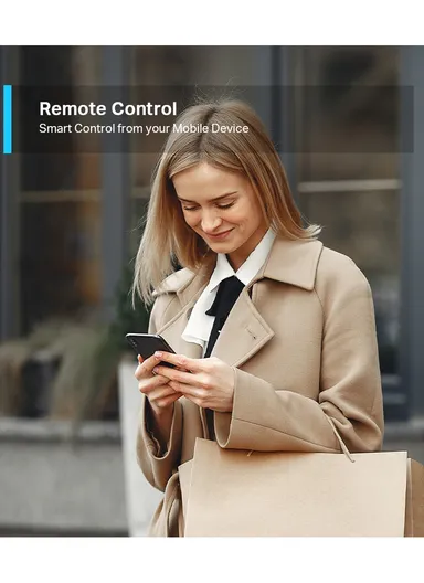 3680W Tapo P110 Mini Smart Wi-Fi Socket (L6.6 x W6.6 x H6.6)cm - 1 Pack