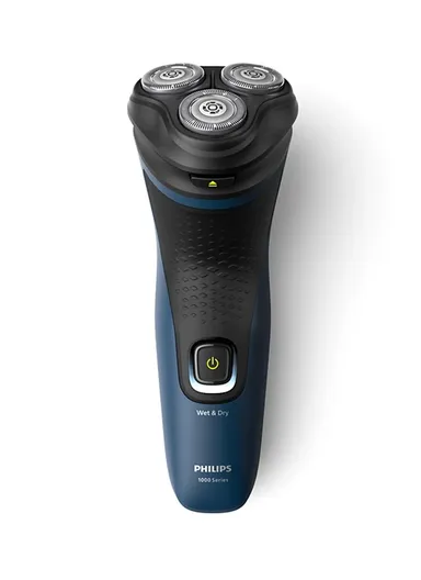 Philips Shaver S1151/00 | Wet &amp; Dry Use | Fast, Comfortable Shave with ComfortCut Blades | 3D Floating Heads, One-Touch Open | 40min Cordless Use, Protective Cap Included