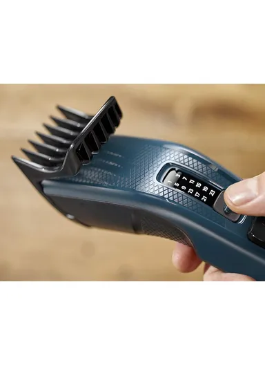 Philips Hair Clipper Series 3000 Corded Hair Clipper with 13 Length Settings and Stainless Steel Blades