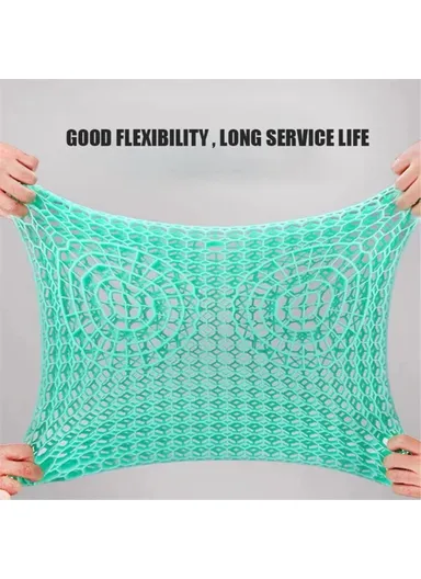 Cooling Breathable Car Seat Cushion Summer Anti-fatigue Honeycomb Soft PVC Chair Pad (L43 x W37 x T3.5)cm