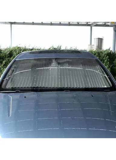 Summer Retractable Sunshade Car Interior Windshield Sun-proof Curtain CS-111 (L160 x W70)cm