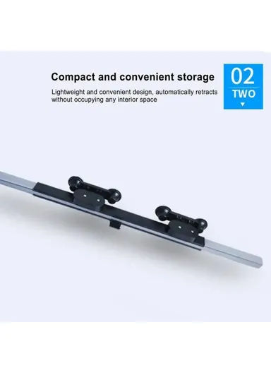 Summer Retractable Sunshade Car Interior Windshield Sun-proof Curtain CS-111 (L160 x W70)cm