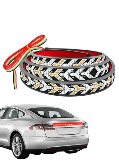 2.2m Multi-Use Flexible 12/24V LED Tailgate Light Bar Turn Signal Brake Light Strip 