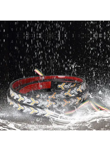 2.2m Multi-Use Flexible 12/24V LED Tailgate Light Bar Turn Signal Brake Light Strip 