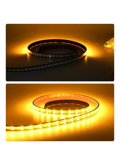 2.2m Multi-Use Flexible 12/24V LED Tailgate Light Bar Turn Signal Brake Light Strip 