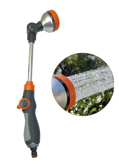 Household Car Washing Spray Nozzle, High Pressure Water Spray, Multiple Spray Modes, Car Water Gun Cleaning Tool (D7 x H47)cm