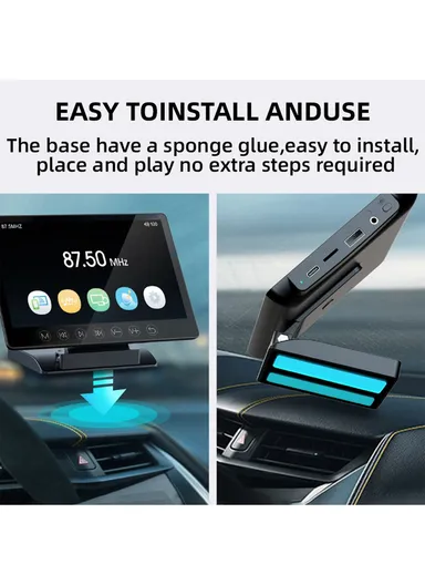 7-Inch Wireless FM Transmitter Car MP5 Player 1080P HD WiFi Wireless Screen Projection Display TF Card / U Disk / AUX Player M7