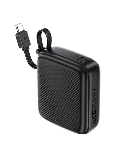 10000mAh 20W Portable Power Bank, Multi-Use PD Fast Charging Power Bank Charger M15-10000 (L6.6 x W2.6 x H7.2)cm