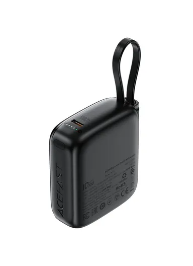 10000mAh 20W Portable Power Bank, Multi-Use PD Fast Charging Power Bank Charger M15-10000 (L6.6 x W2.6 x H7.2)cm