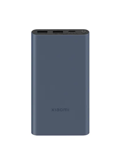 10000mAh 22.5W Portable Charger, 3-Outputs External Fast Charging Power Bank Battery PB100DZM - Black