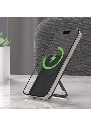 5000mAh 18W Ultra Thin PD Power Bank, Magnetic Wireless Charger with Stand M16-5000 