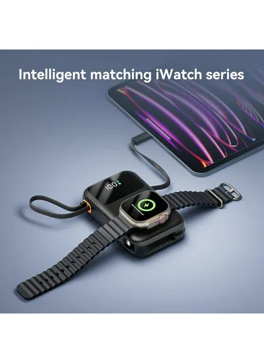 10000mAh Multifunctional Digital Display Power Bank Phone Charger with 2 Built-In Cables KL-YD80 