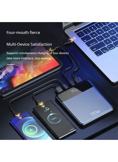 20000mAh Portable Super Fast Charging Power Bank, Multifunctional External Battery Pack T153LP 