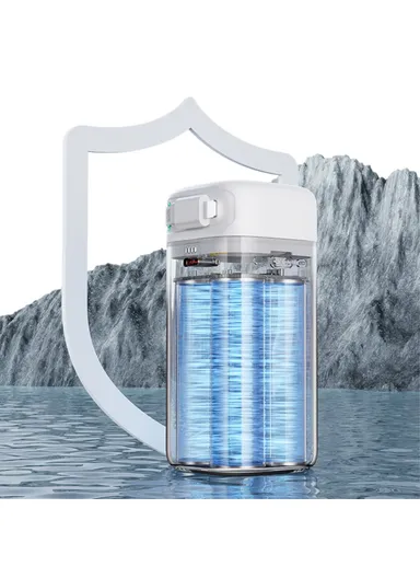 18000mAh 45W Retractable Portable Power Bank, Dual Output Charger with Lightning Magnetic Cable US-CD217 - White