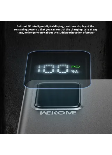 20000mAh 27W Multifunctional High-power Power Bank WP-93 - White
