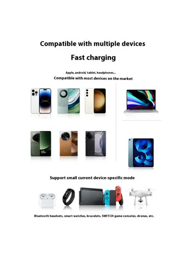 20000mAh 65W PD Portable Power Bank Phone External Battery with Built-In Type-C Cable T173 