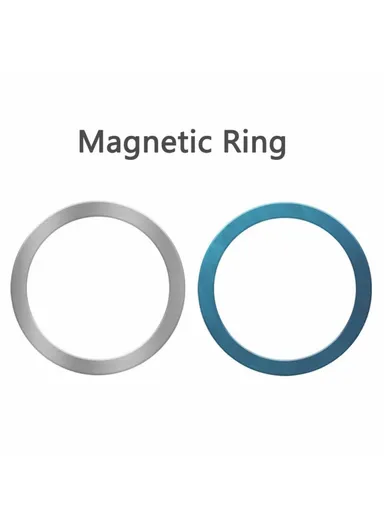 10000mAh Mini Magnetic Wireless Charging Power Bank with Built-in 4 Cables Q12 - Blue