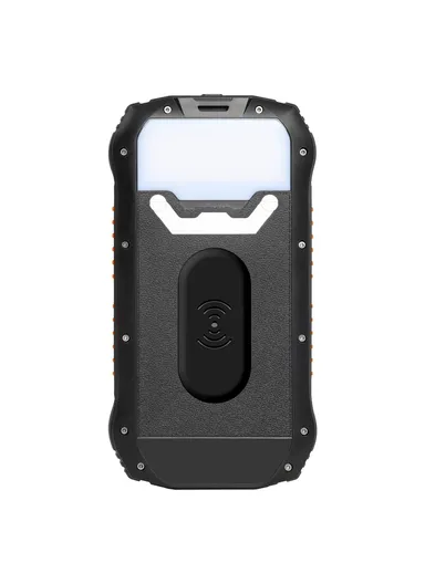 20000mAh Waterproof Dual USB + Type-C Output Solar Power Bank, 18-LED Camping Light Phone Charger External Battery i26W - Orange