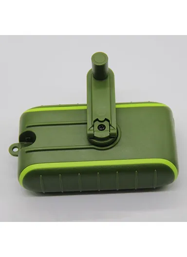 8000mAh Solar Dual USB Power Bank Phone Charger Outdoor, Emergency Solar &amp; Hand Crank Power Bank Battery 073 