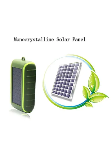 6000mAh Solar Dual USB Power Bank Phone Charger Outdoor, Emergency Solar &amp; Hand Crank Power Bank Battery 073 