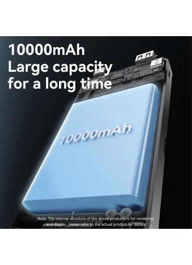 10000mAh 15W Portable Power Bank Charger, Multifunctional Wireless Phone &amp; Smart Phone Charger Stand YP69 