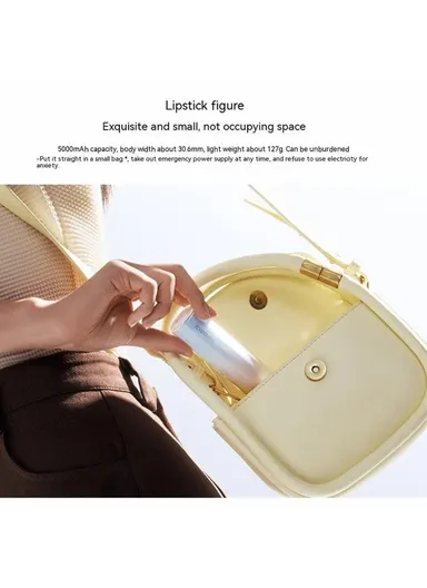 5000mAh Lipstick Shape Portable Power Bank, Phone External Battery Charger P07ZM 