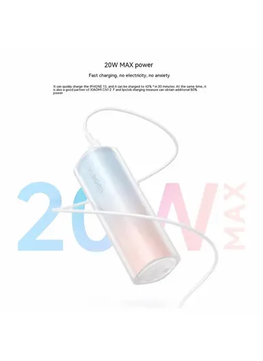 5000mAh Lipstick Shape Portable Power Bank, Phone External Battery Charger P07ZM 