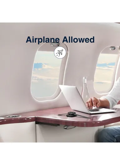 1800mAh Portable Apple Watch Series Mini Wireless Charger Power Bank with Ring Buckle A-04 - Black