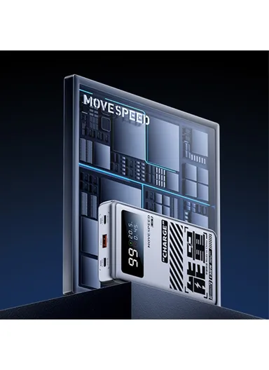 25000mAh 130W Power Bank Portable Phone Charger Battery Pack M25 - Silver