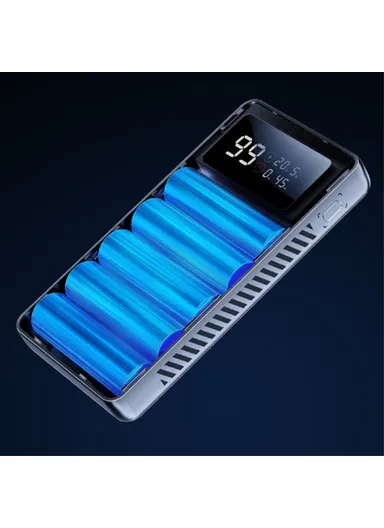 25000mAh 130W Power Bank Portable Phone Charger Battery Pack M25 - Silver