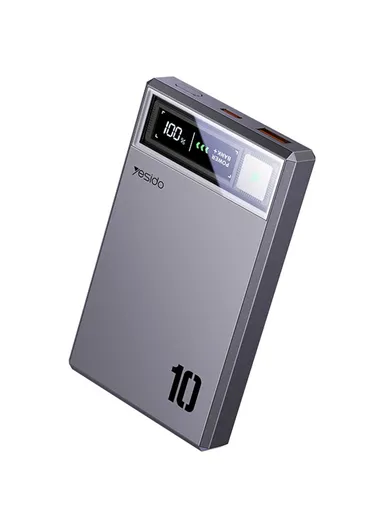 10000mAh 15W Type-C &amp; USB Dual Port Wireless Charging Magnetic Power Bank YP61 