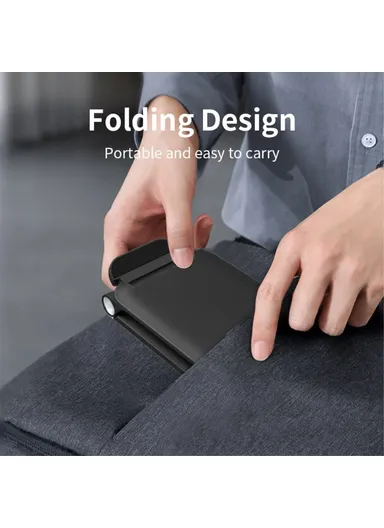 15W Phone Wireless Charging Stand Foldable Wireless Charger OJD-75  (L15.6 x W7.5 x T2.2)cm - White