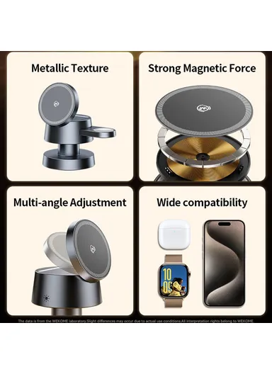 4-in-1 Wireless Charging Dock, Phone Smart Watch Wireless Phone Charging &amp; Earbuds with Night Light WP-U178 