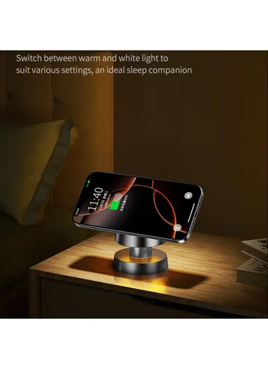 4-in-1 Wireless Charging Dock, Phone Smart Watch Wireless Phone Charging &amp; Earbuds with Night Light WP-U178 