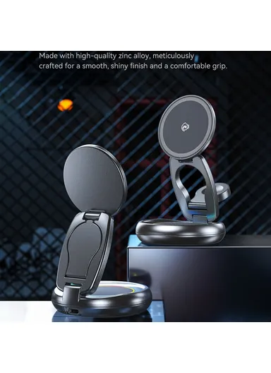 3-in-1 Rotatable Wireless Charger Phone Smart Watch Earbuds Desktop Bracket WP-U177