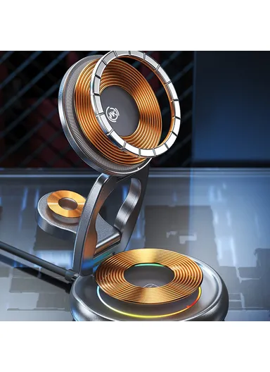 3-in-1 Rotatable Wireless Charger Phone Smart Watch Earbuds Desktop Bracket WP-U177