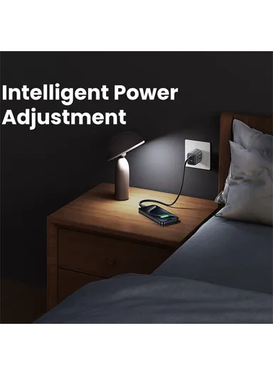 45W Multi-Use Phone Laptop GaN Fast Charger Dual USB-C Power Wall &amp; Desk Adapter Charger CC305 - EU Plug