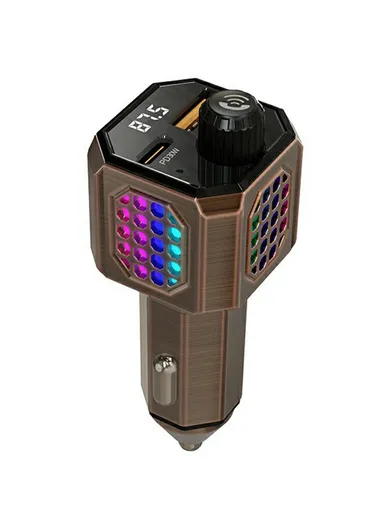 PD30W Car Charger Adapter Zinc Alloy Fast Charging Cigarette Lighter C70 (L3 x W3 x H9)cm
