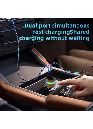 PD30W Bluetooth-compatible 5.3 Car Charger Fast Charging with Digital Display C74 (D3.5 x H8.7)cm