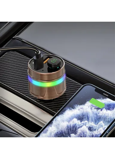 PD30W Bluetooth-compatible 5.3 Car Charger Fast Charging with Digital Display C74 (D3.5 x H8.7)cm