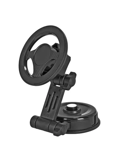 Adhesive Base Car Dashboard Mount Magnetic Mobile Phone Holder Bracket Compatible with MagSafe (D5.8 x H8.5-11)cm