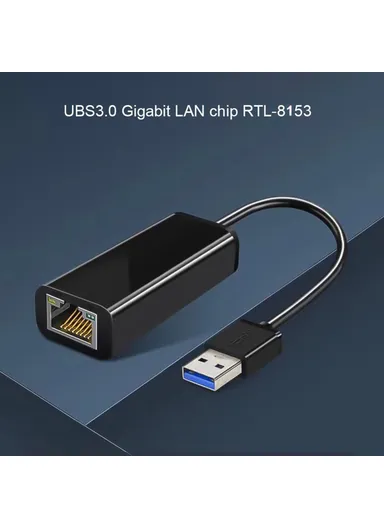 USB 3.0 1000Mbps Gigabit Ethernet Adapter USB 3.0 to RJ45 Lan Network Card for Laptop PC UE010