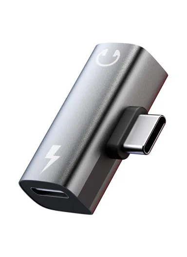 USB-C Headphone Adapter Type-C to Type-C 3.5mm Audio Port Adapter