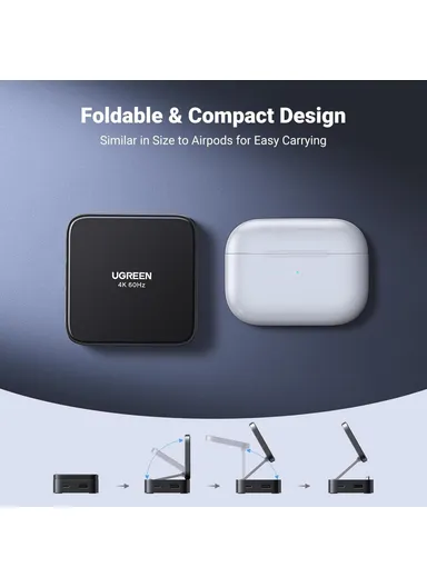 USB C 4-in-1 Foldable Hub 4K 60Hz HDMI PD 100W USB 3.0 Docking Station iPhone 15 / 16 Android Laptops
