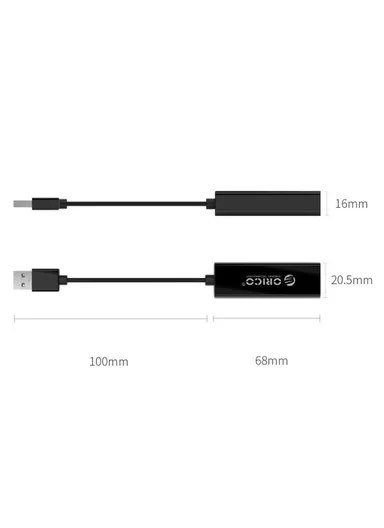 USB2.0 to Gigabit Ethernet Adapter, Wired Network Cable Converter, RJ45 Internet Interface UTJ-U2
